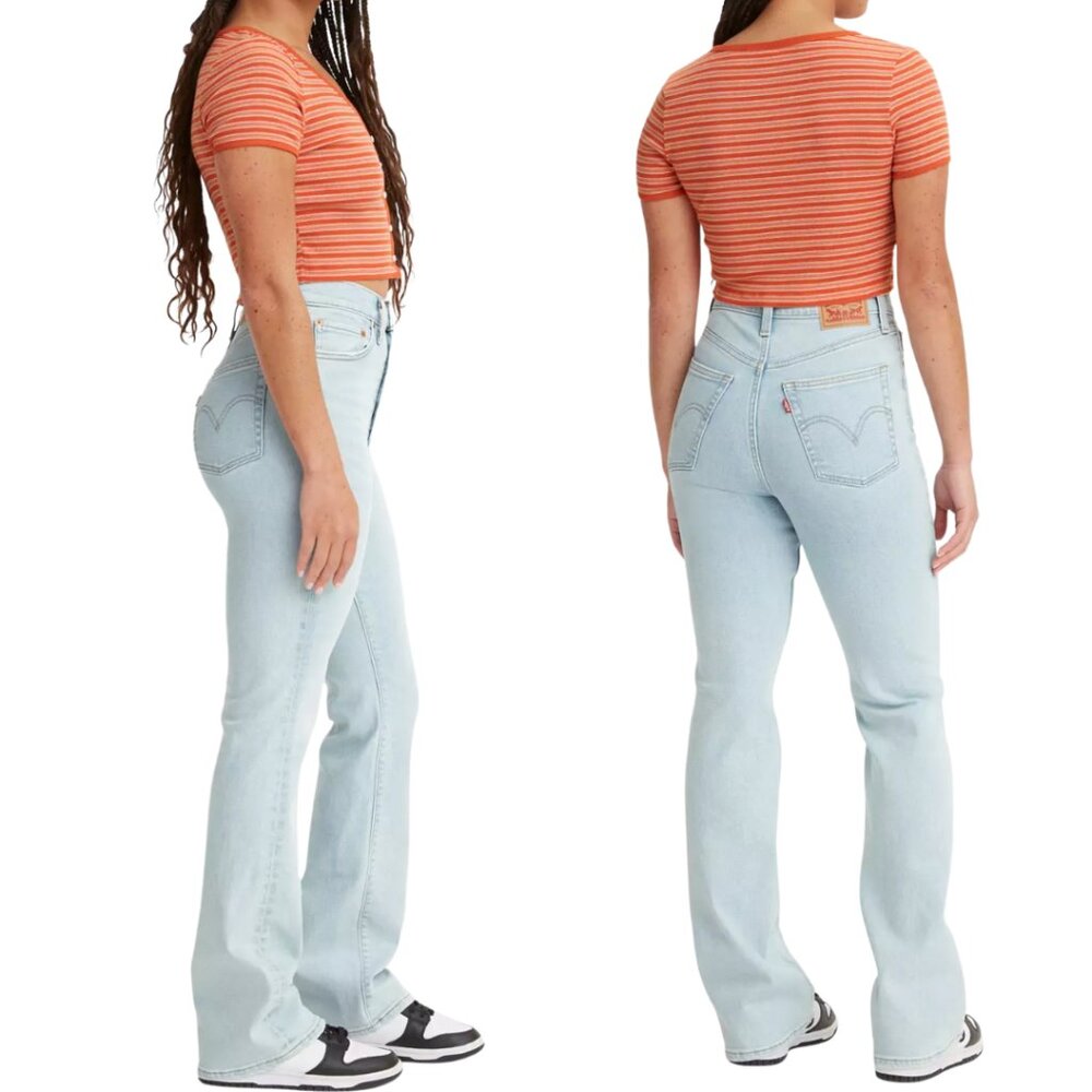 Levi’s Ribcage Bootcut Jeans Light Wash W25 L33